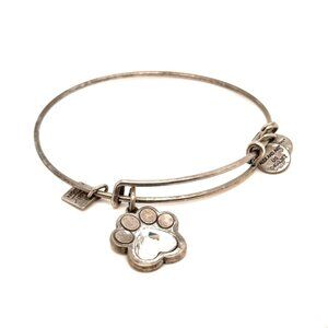 Alex and Ani Heart Cz Paw Bracelet
